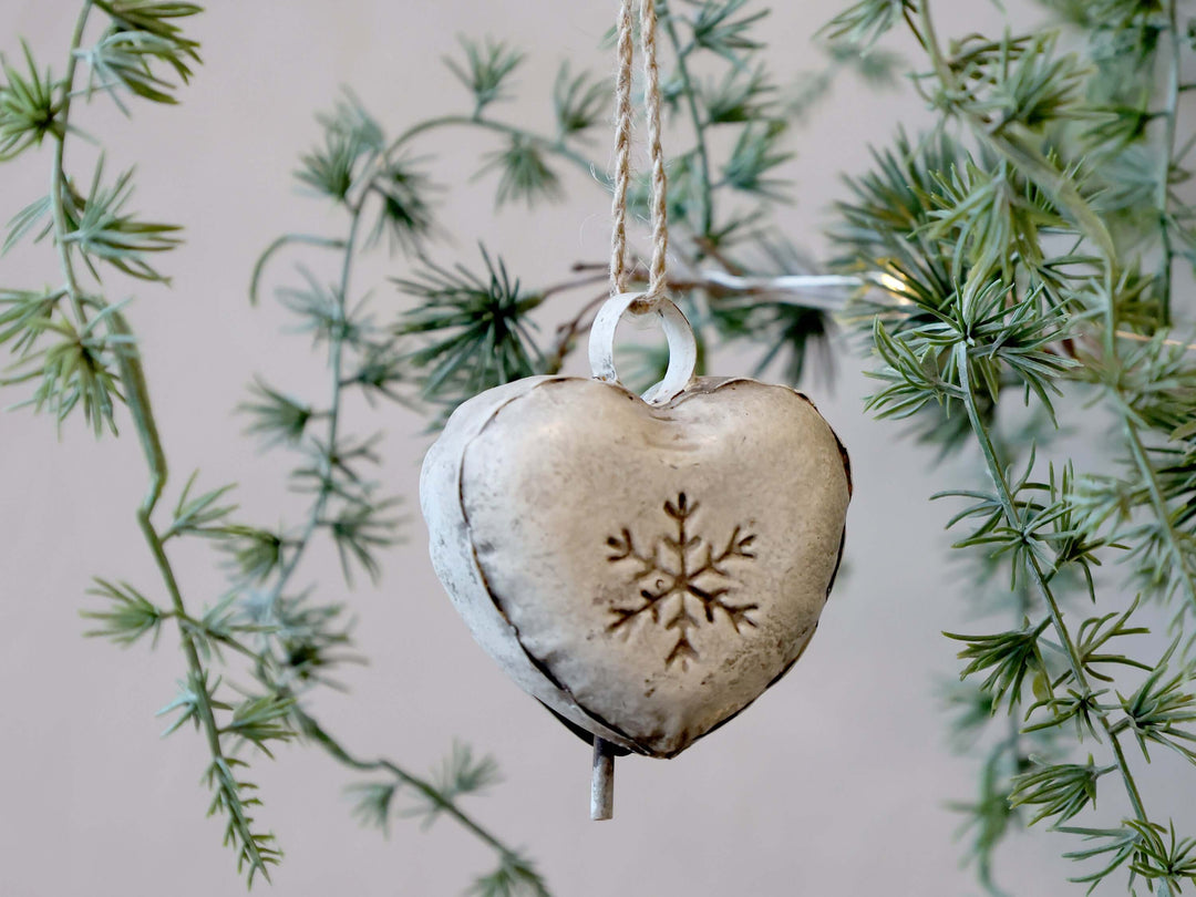 Hanging Bell Decoration with Snowflake Design