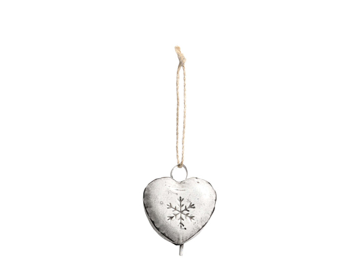 Hanging Bell Decoration with Snowflake Design