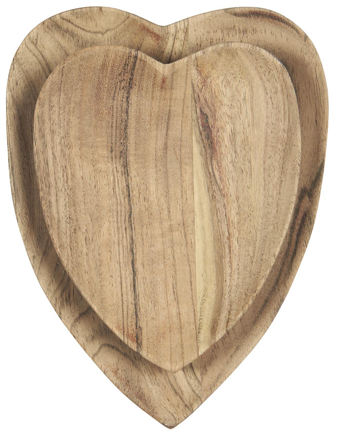 two stacked heart bowls