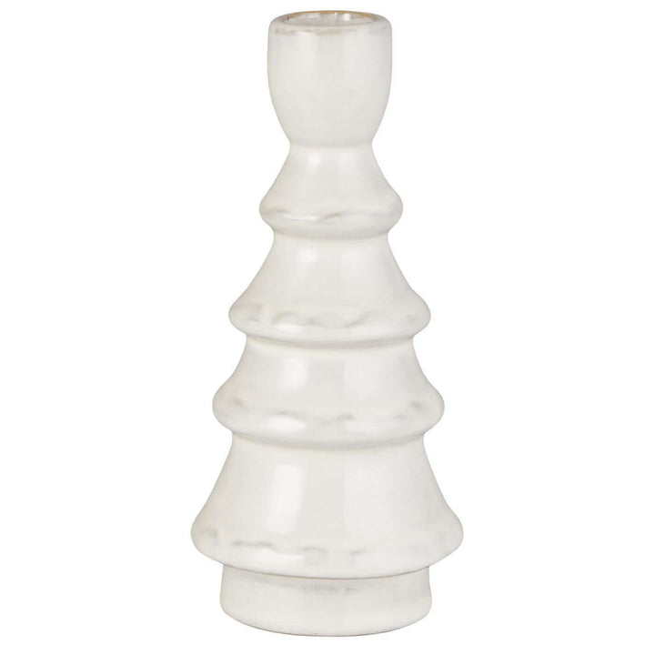 Festive Tree Porcelain Candleholder