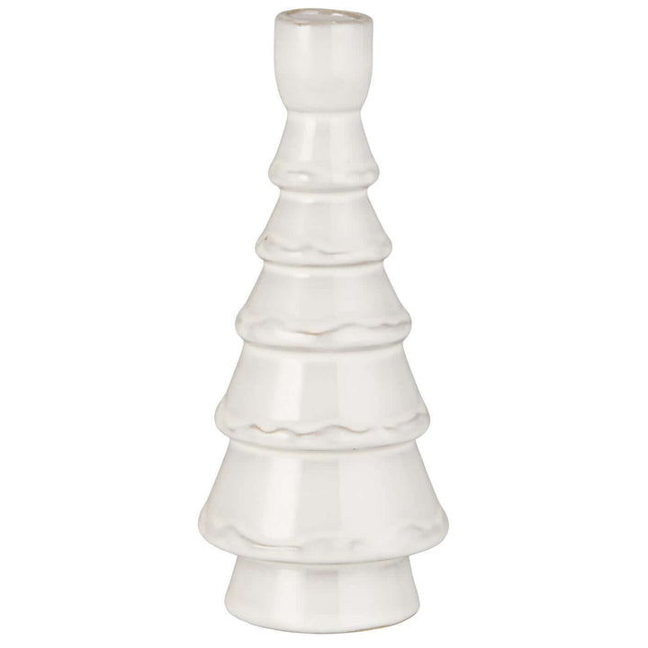 Festive Tree Porcelain Candleholder