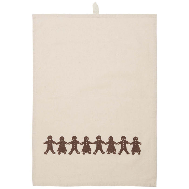 Gingerbread People Tea Towel for sale at Source for the Goose, Devon