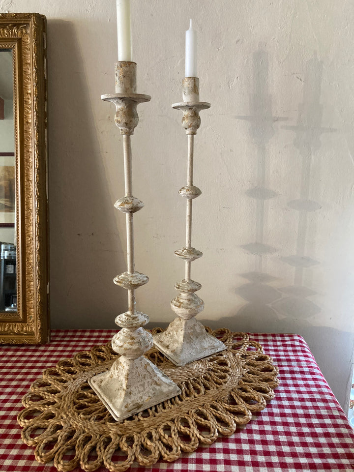 Tall French Style Candle Holder