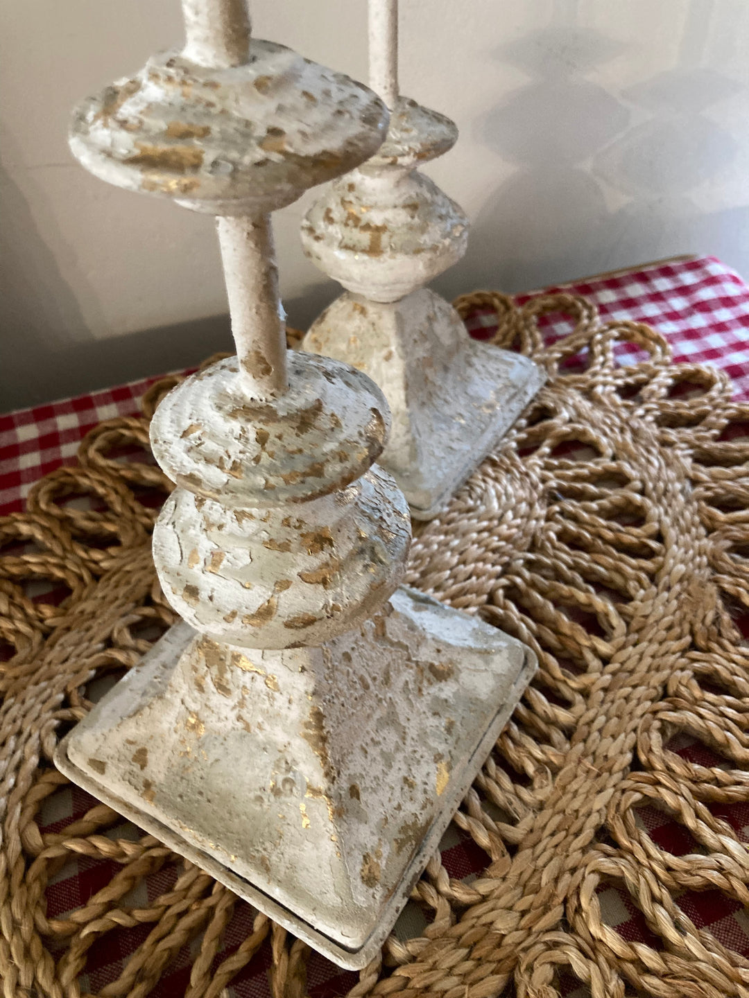 Tall French Style Candle Holder