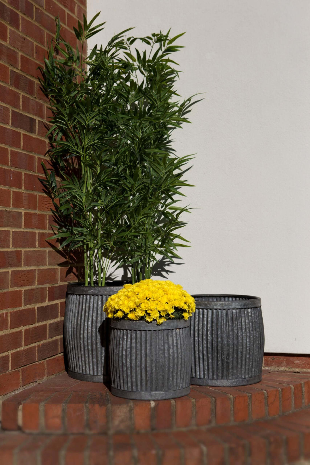 Decorative French Style Zinc Dolly Tubs